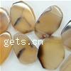 Agate Beads Black Side Dye Yellow , Nuggets, 30-37mm, Sold per  Strand