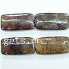 Tiger Eye Beads, Rectangle, Sold per 16-Inch Strand
