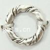 Zinc Alloy Linking Ring, Donut, plated, textured & twist 11mm Approx 7mm, Approx 