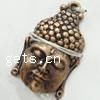 Buddhist Jewelry Pendant, Zinc Alloy, Buddha cadmium free Approx 