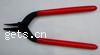 Iron Round   Flat Nose Plier, with Plastic, red, nickel, lead & cadmium free, 160x 50mm 