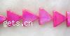 AB Color Shell Beads, Triangle, AB color plated Inch 