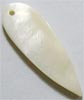 Dyed Shell Pendants, Leaf Grade A 