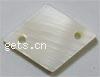 Muschel Schmuck Anschluss, Rhombus, 1/1-Schleife, keine, Grade A, 18x25mm, 500PCs/Tasche, verkauft von Tasche