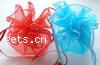 Organza Jewelry Pouches Bags, solid color 25cm 