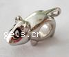 Zinc Alloy European Beads, Animal, plated Approx 5mm 