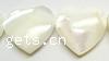 Seashell Beads, Natural Seashell, Heart, natural, 15mm Inch 