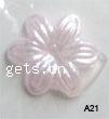ABS Kunststoff Perlkappen, Blume, Nachahmung Perle, keine, 15mm, 1000PCs/Tasche, verkauft von Tasche[