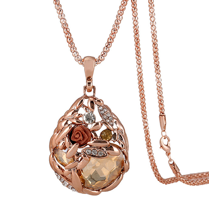 Electroplated rose gold - champagne