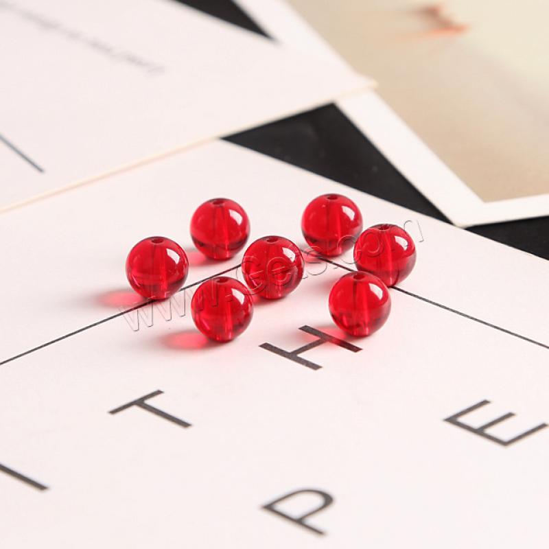 6MM approximately 52pcs/bag red