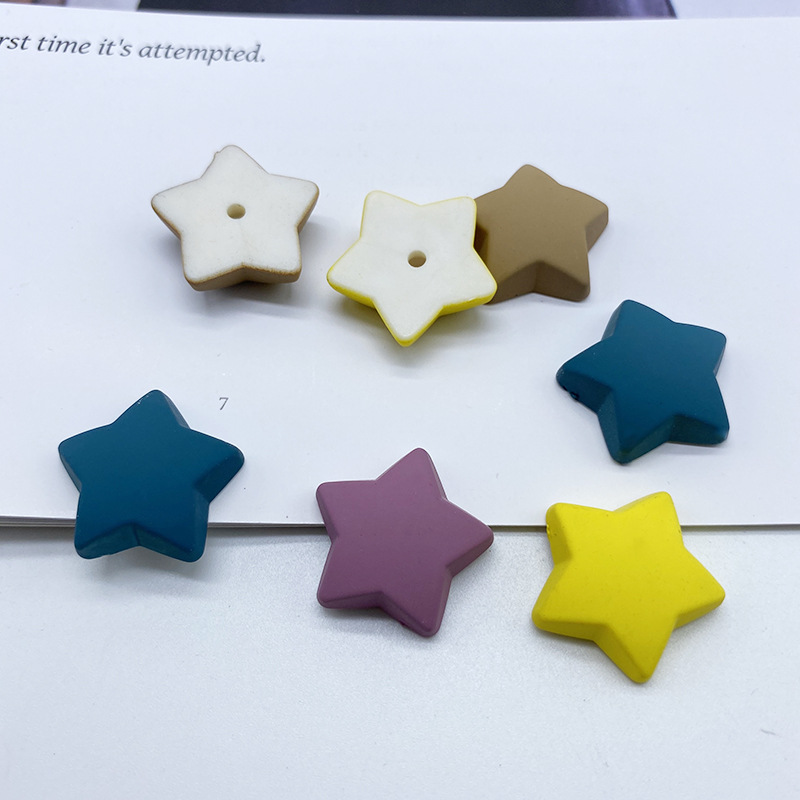Five-pointed star mixed color