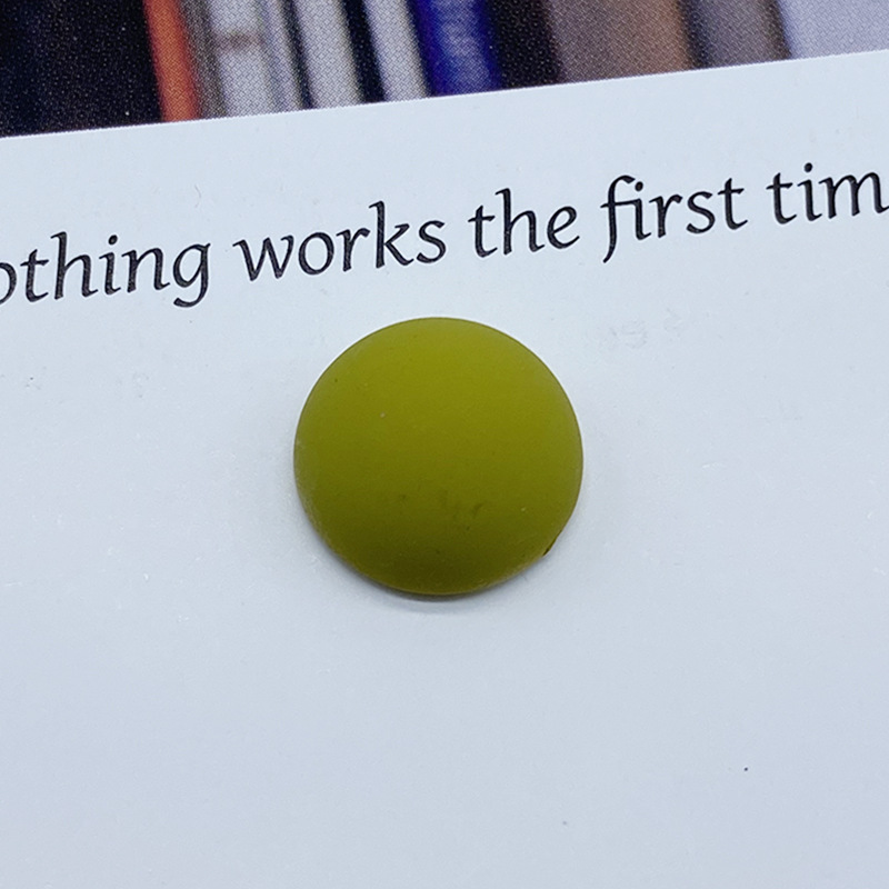 Half round bead olive green