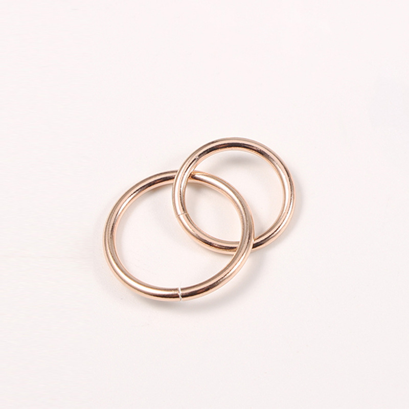 Double ring rose gold