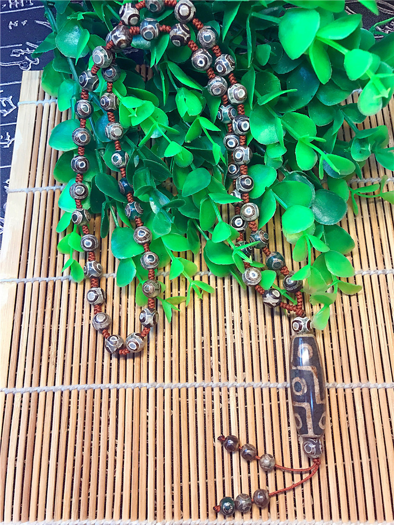 Gray green agate sky beads