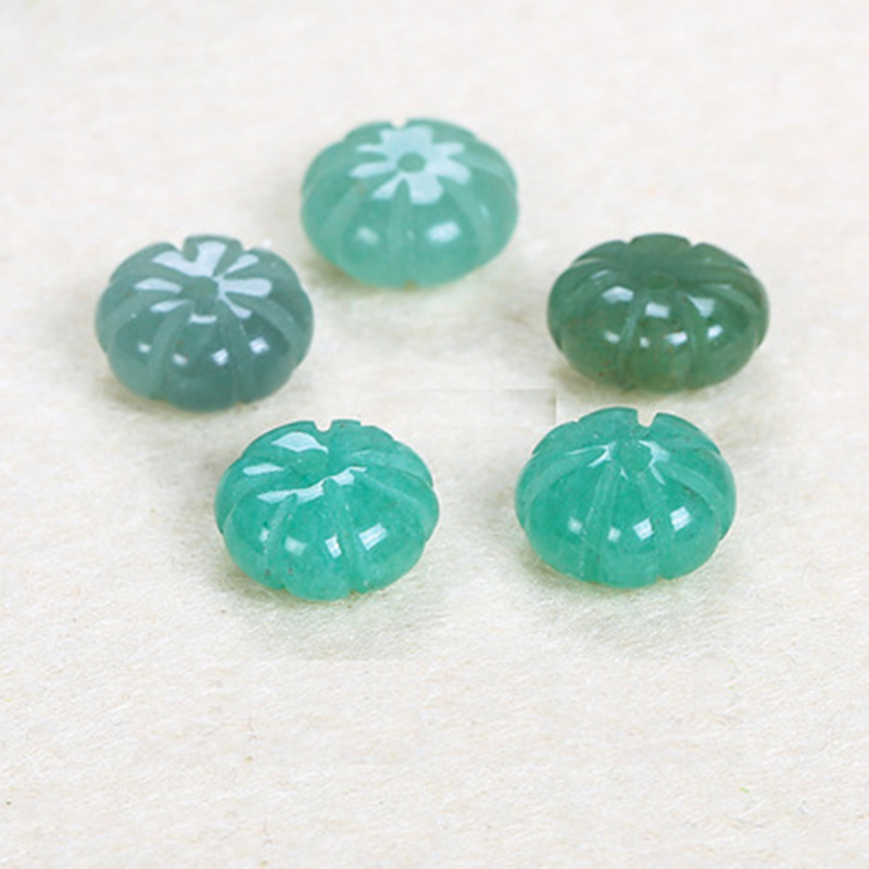 Natural green Dongling eight petals in the hole fl