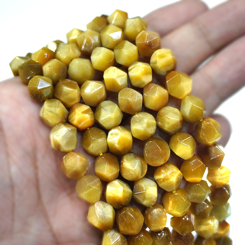 Golden tiger diamond surface 10MM, about 38, about