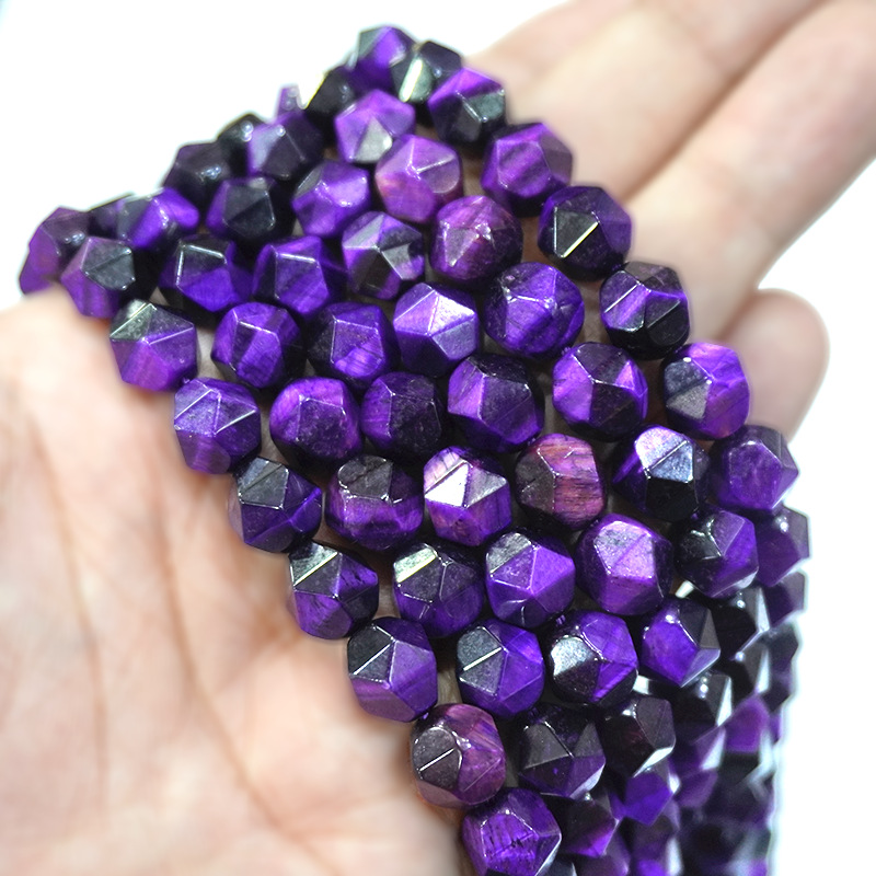 Purple tiger diamond surface 14mm 28 95 grams 14mm