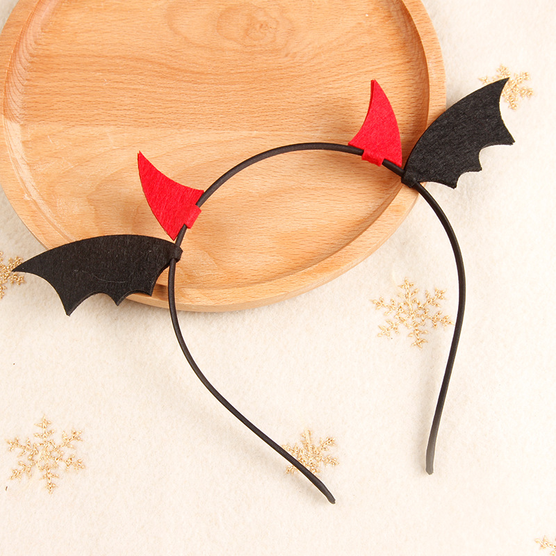 Little Devil horn bat wing hair band