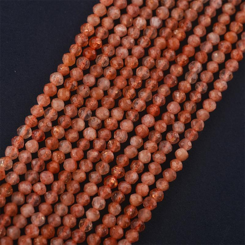 Sunstone A/faceted  -3mm