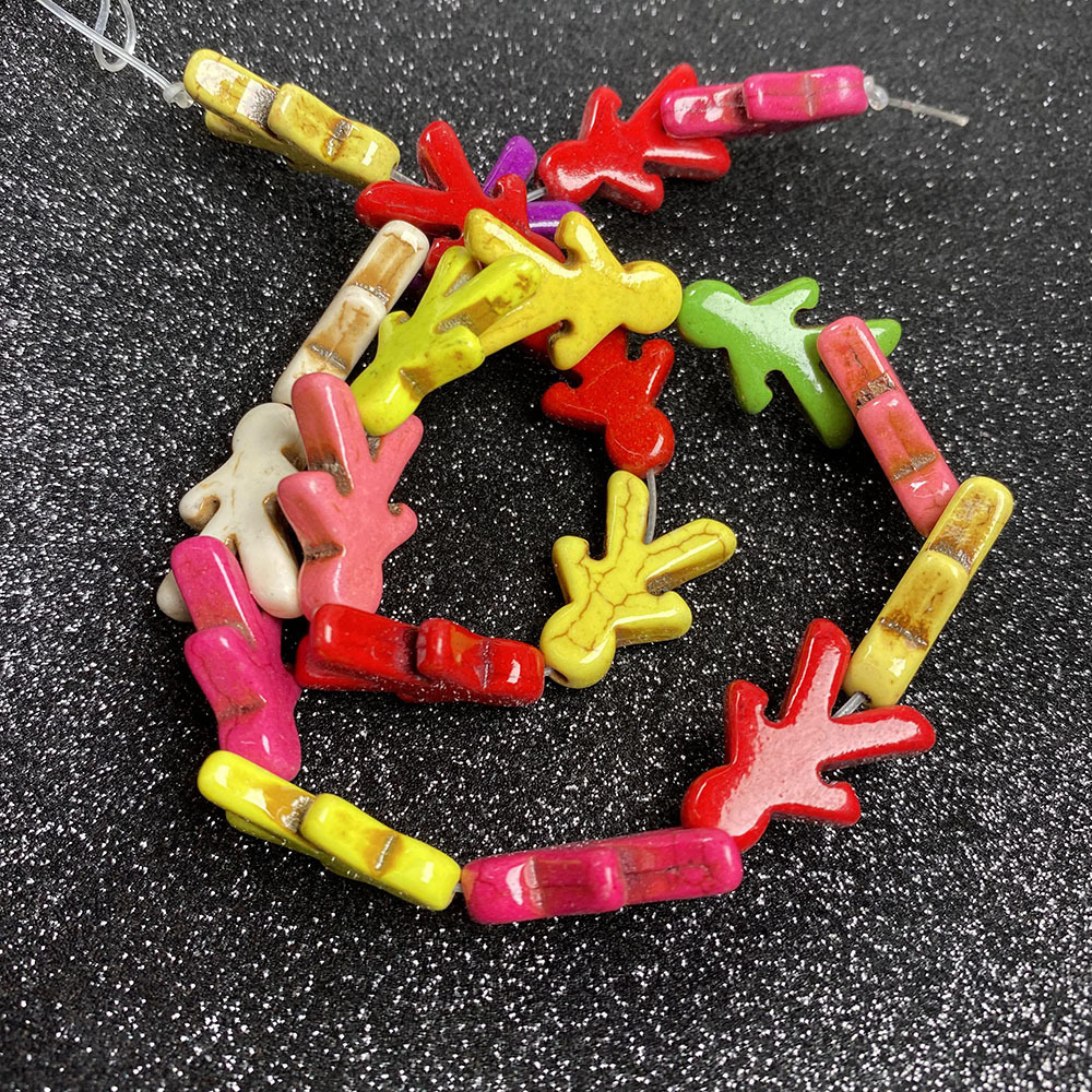 20 beads/strand little boy 15x22mm