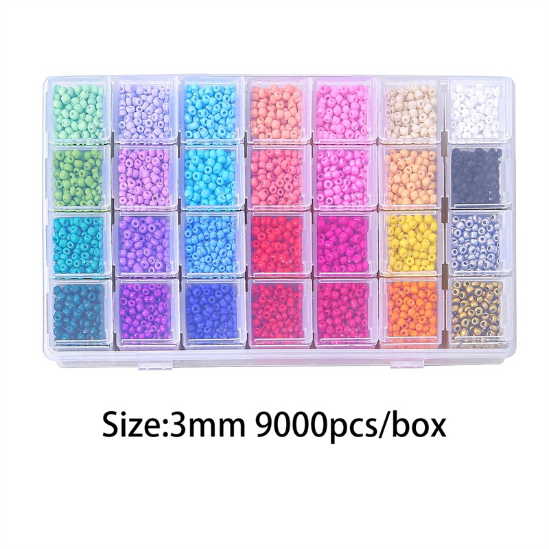 28 grid bead set box can be opened separately