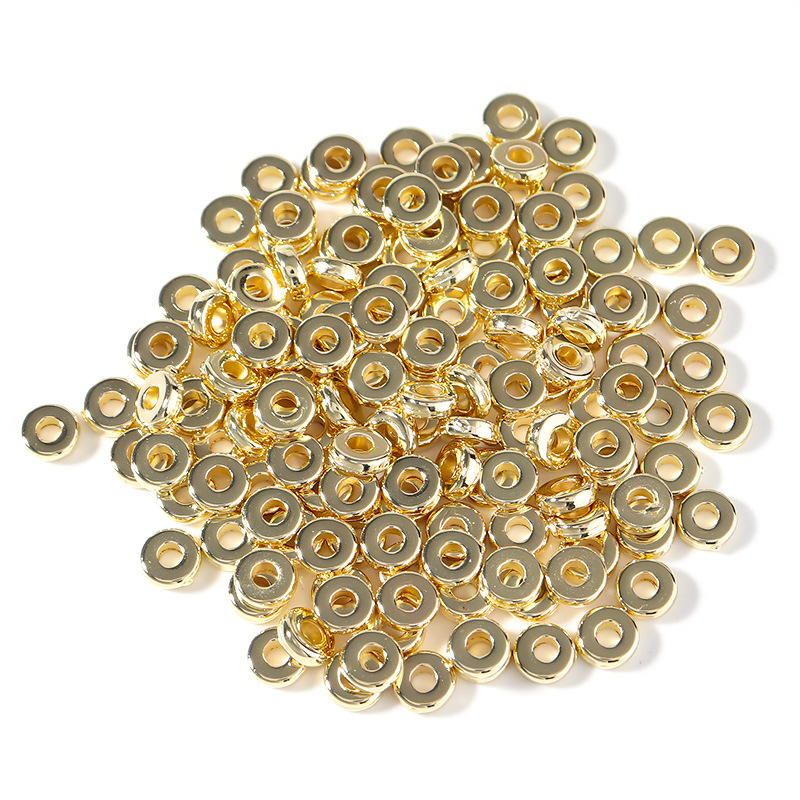 Abacus beads - kc gold 6mm
