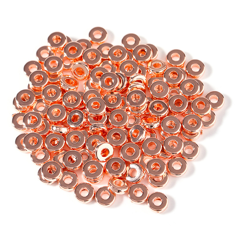 Abacus Beads - Rose Gold 8mm