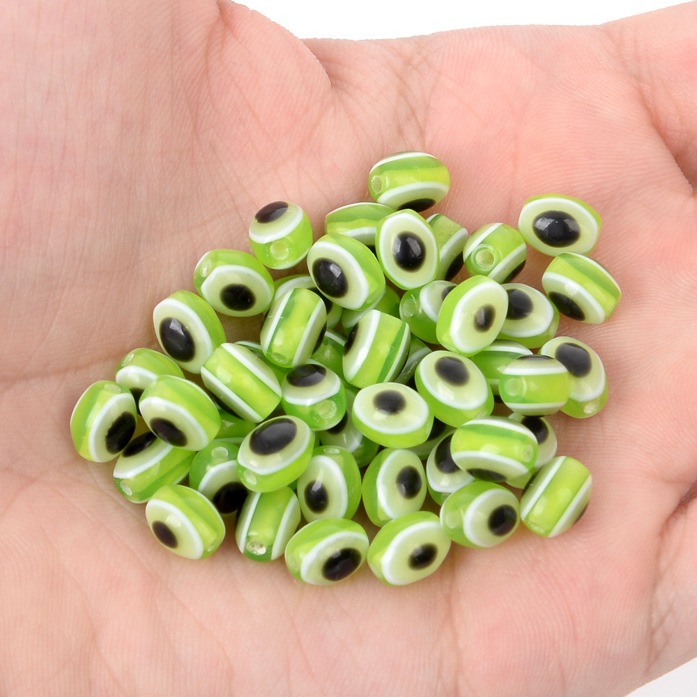 Fruit Green Oval 9*12mm50/Pack