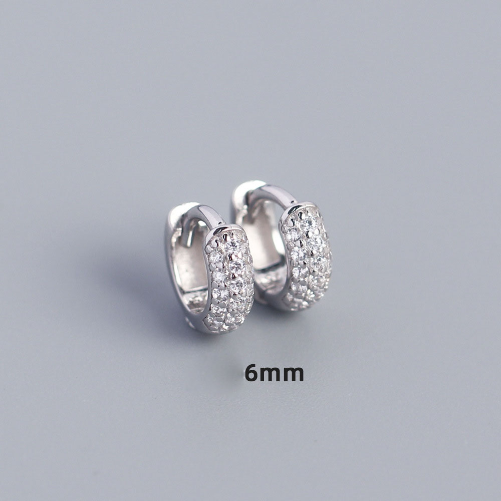 6mm real platinum plated