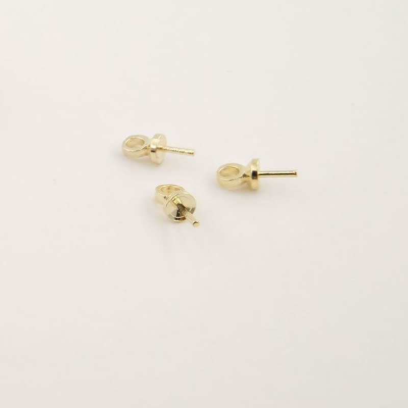 B 14K gold plated 4mm