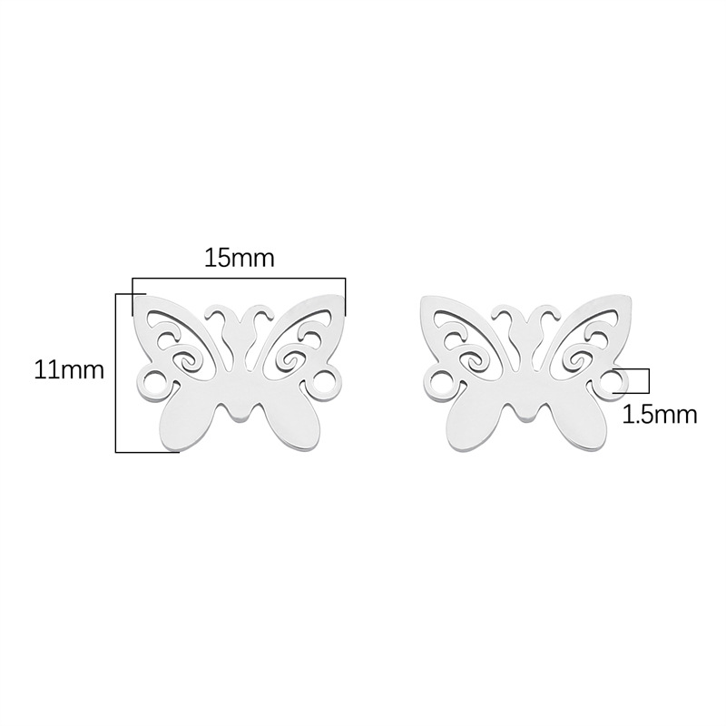 Hollow Butterfly Double Hanging 4pcs/pack