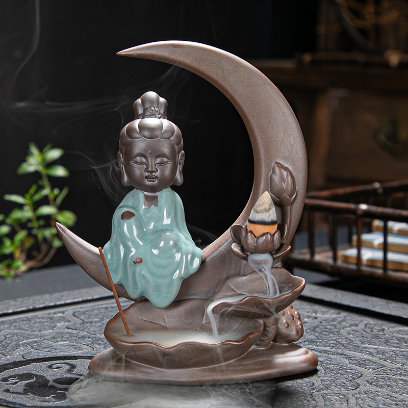 Guanyin/Backflow incense burner