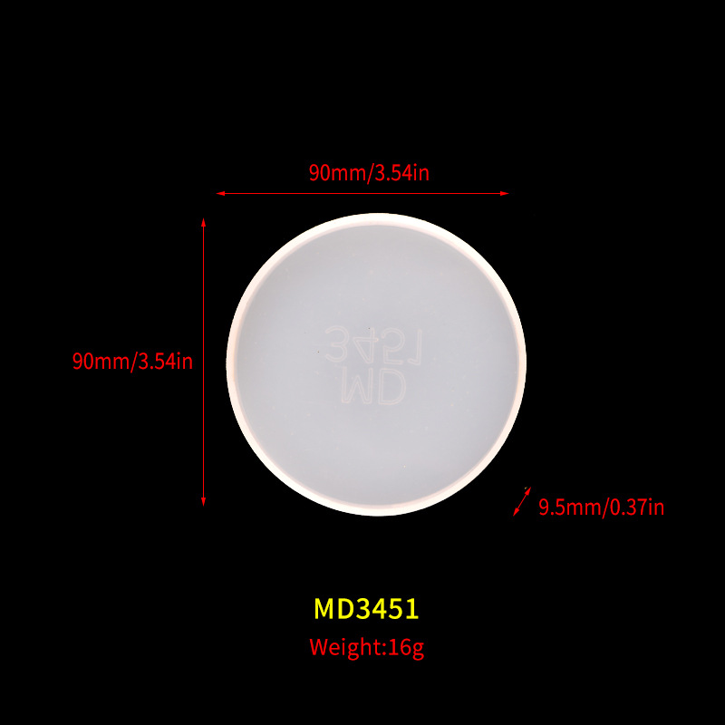 round coaster mould