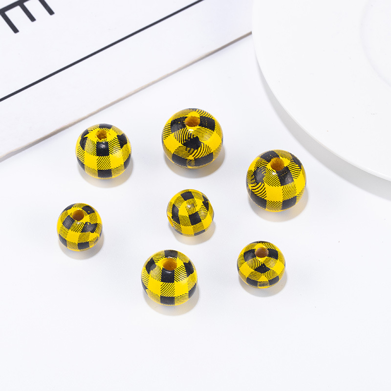 Black and Yellow Plaid 16mm