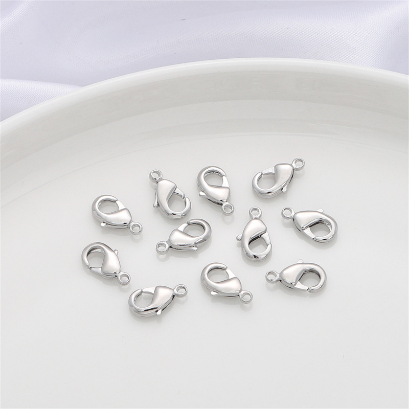 White gold plated 12mm