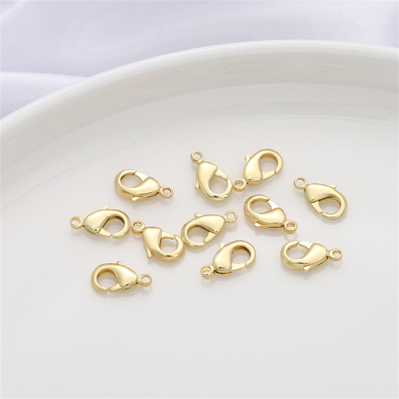 Plated in 14K gold 10mm