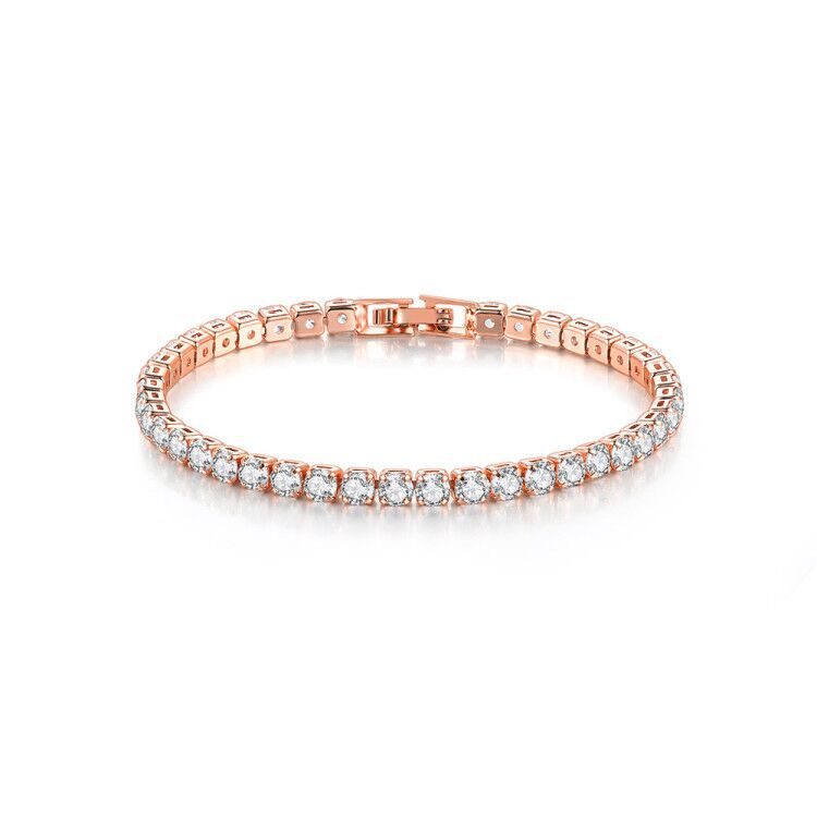 rose gold color plated 2.5mm, 170mm