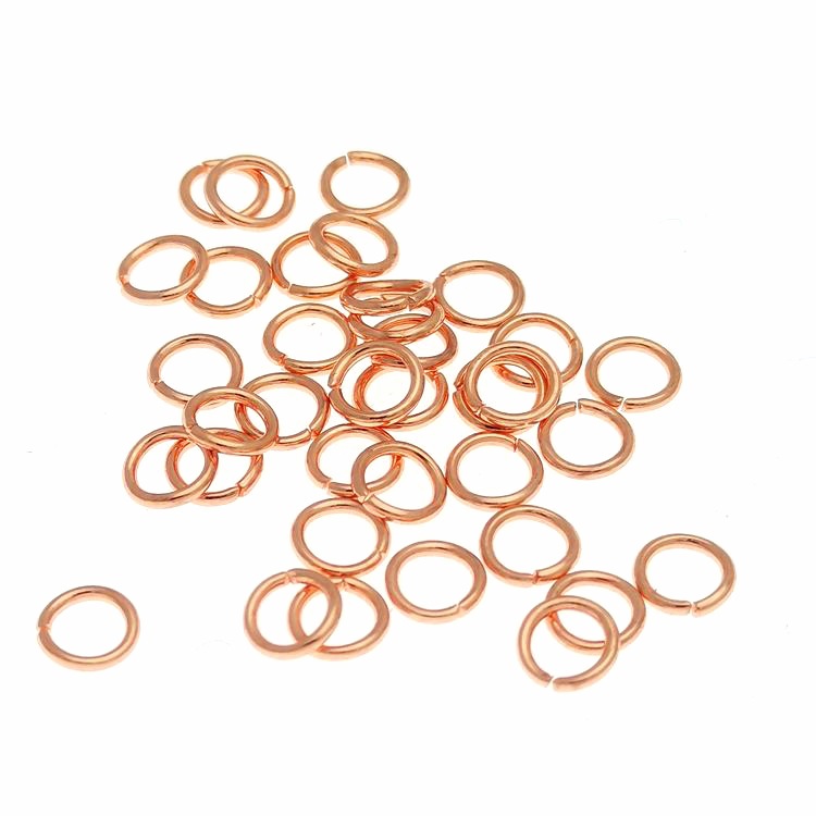 real rose gold plated 0.6x4mm