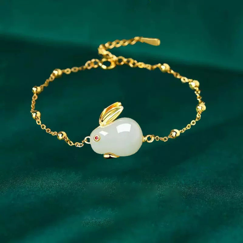 Lucky Jade Rabbit bracelet