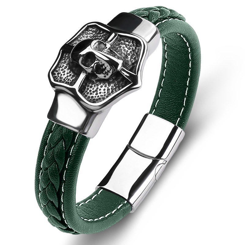 Green Leather Type A [Steel Color] Inner ring 165m