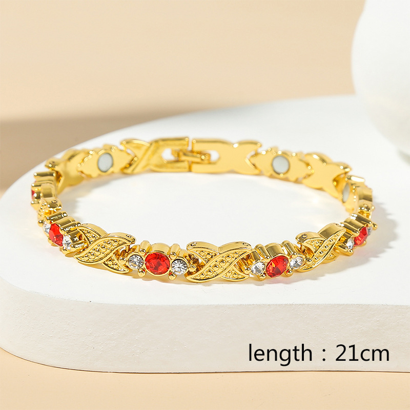All gold and red diamonds