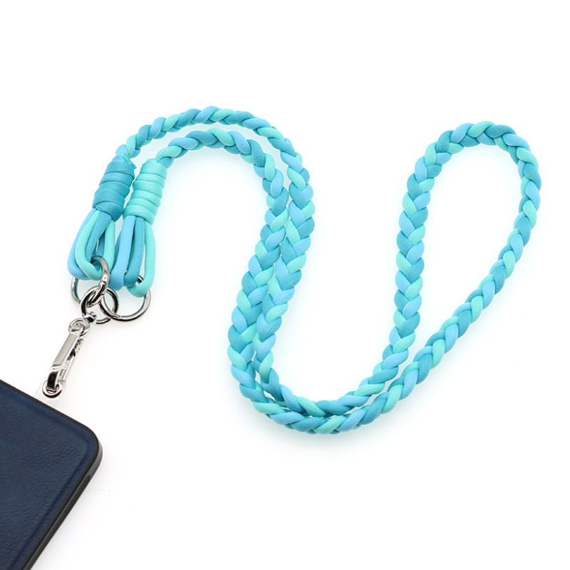 Messenger rope climbing buckle ring-blue