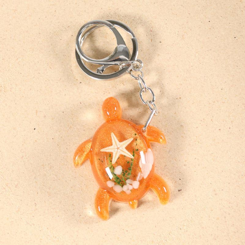Pearlescent orange white starfish