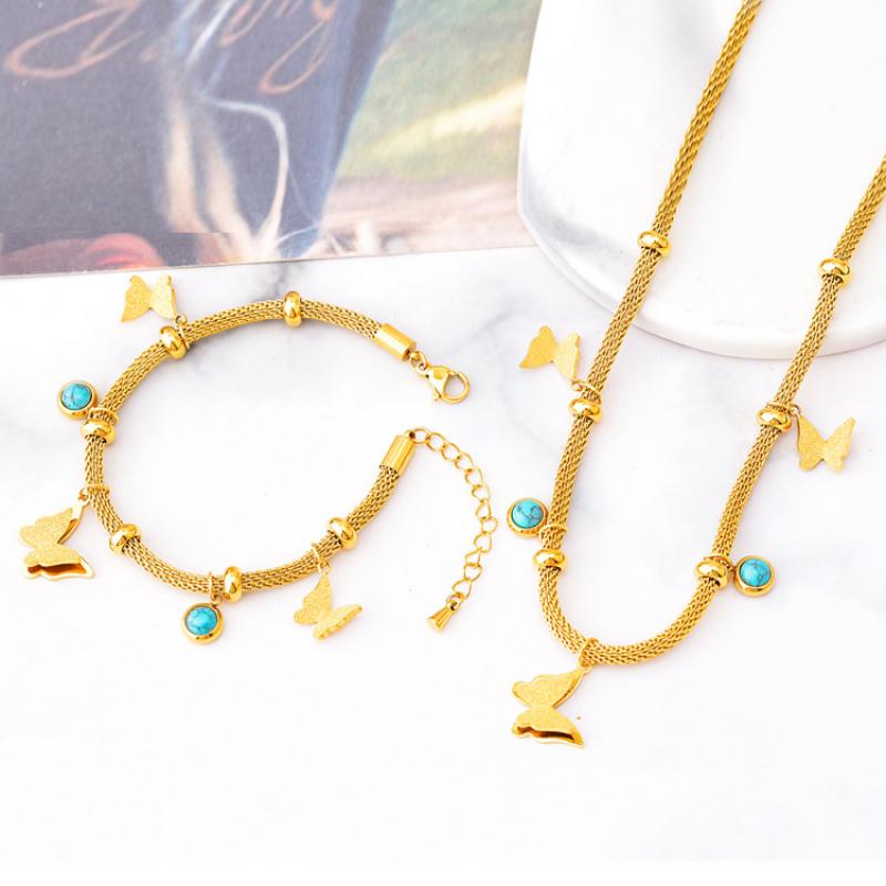 Necklaces, bracelets