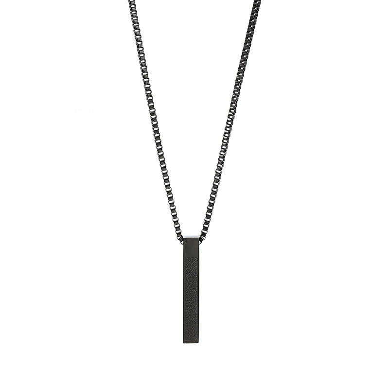 Black single pendant