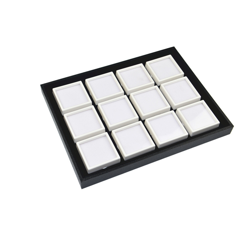 PC cover 12-bit 6 cm white box tray set