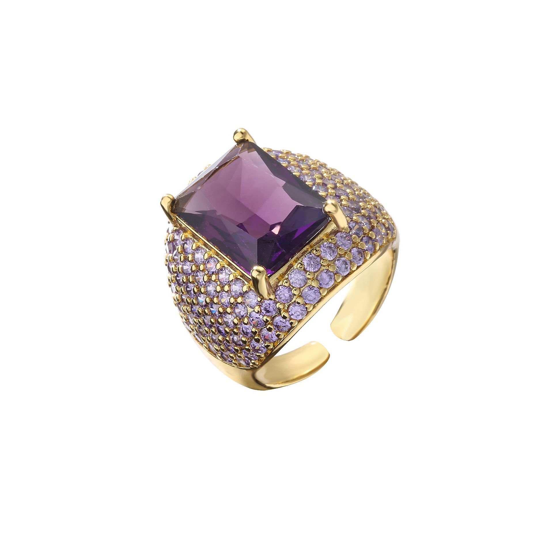 Gold Purple Diamond