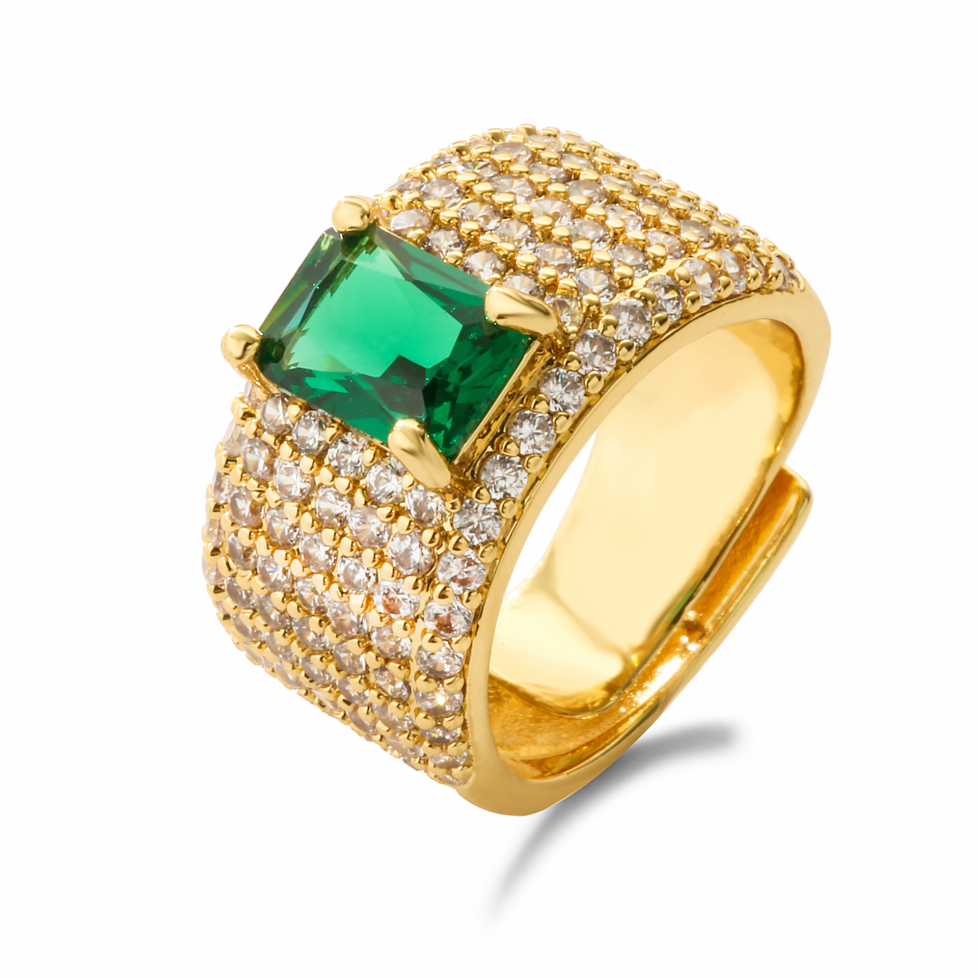 Gold Green Diamond