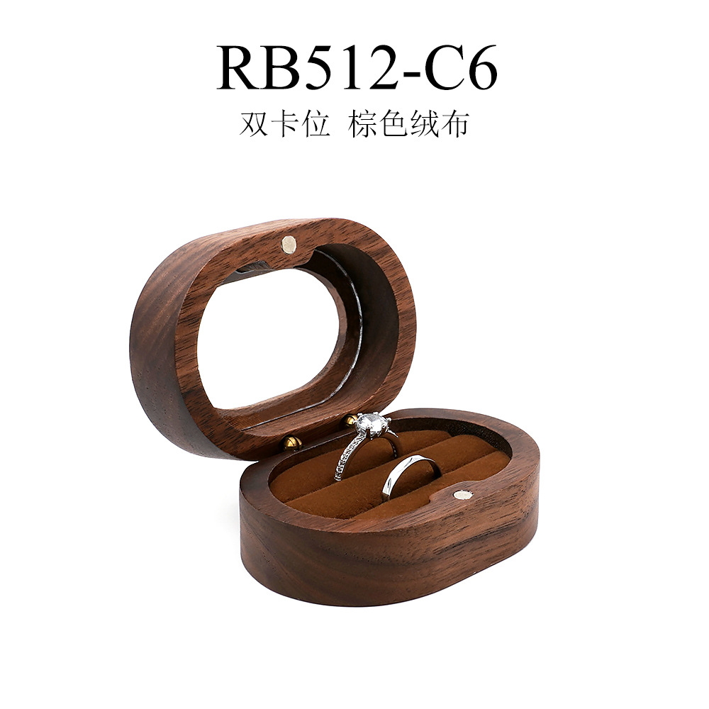 Brown-Double-Window Ellipse RB512-C6 No carving (