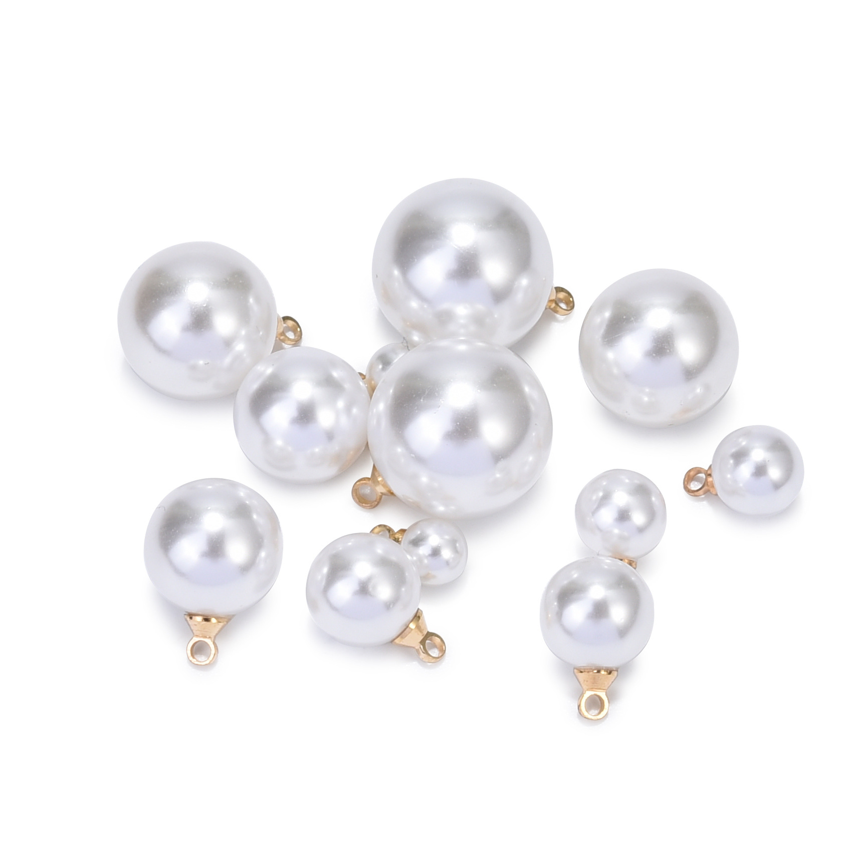 Gold hat highlights (pure white) 6mm